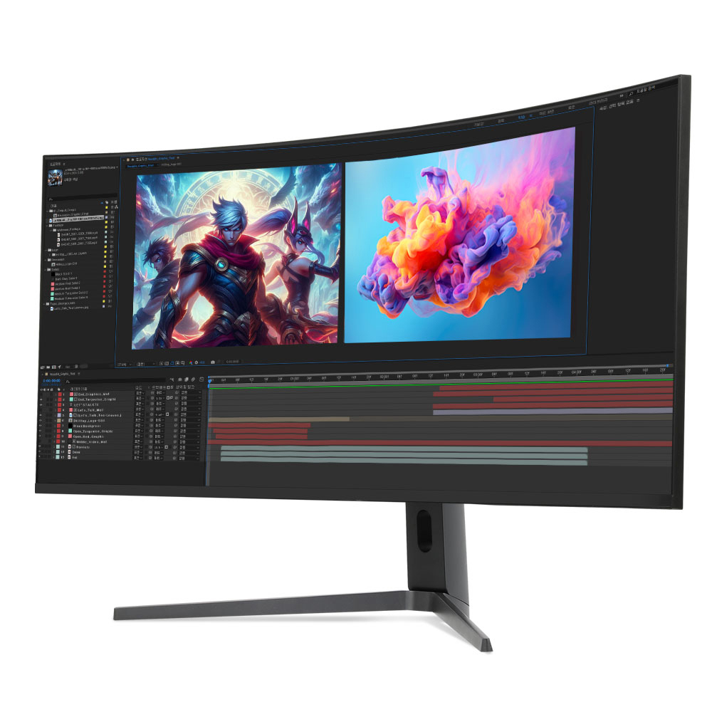 크로스오버 40LGD5K 나노IPS 5K 커브드 무결점_이미지