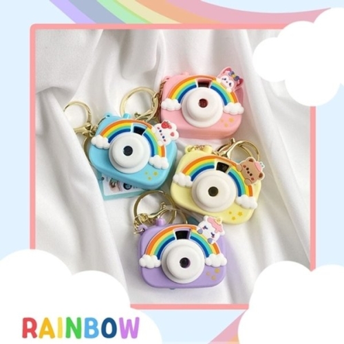 레인보우 애니멀 미니 빔 카메라 장난감 키링 4Colors KYR-WADF152