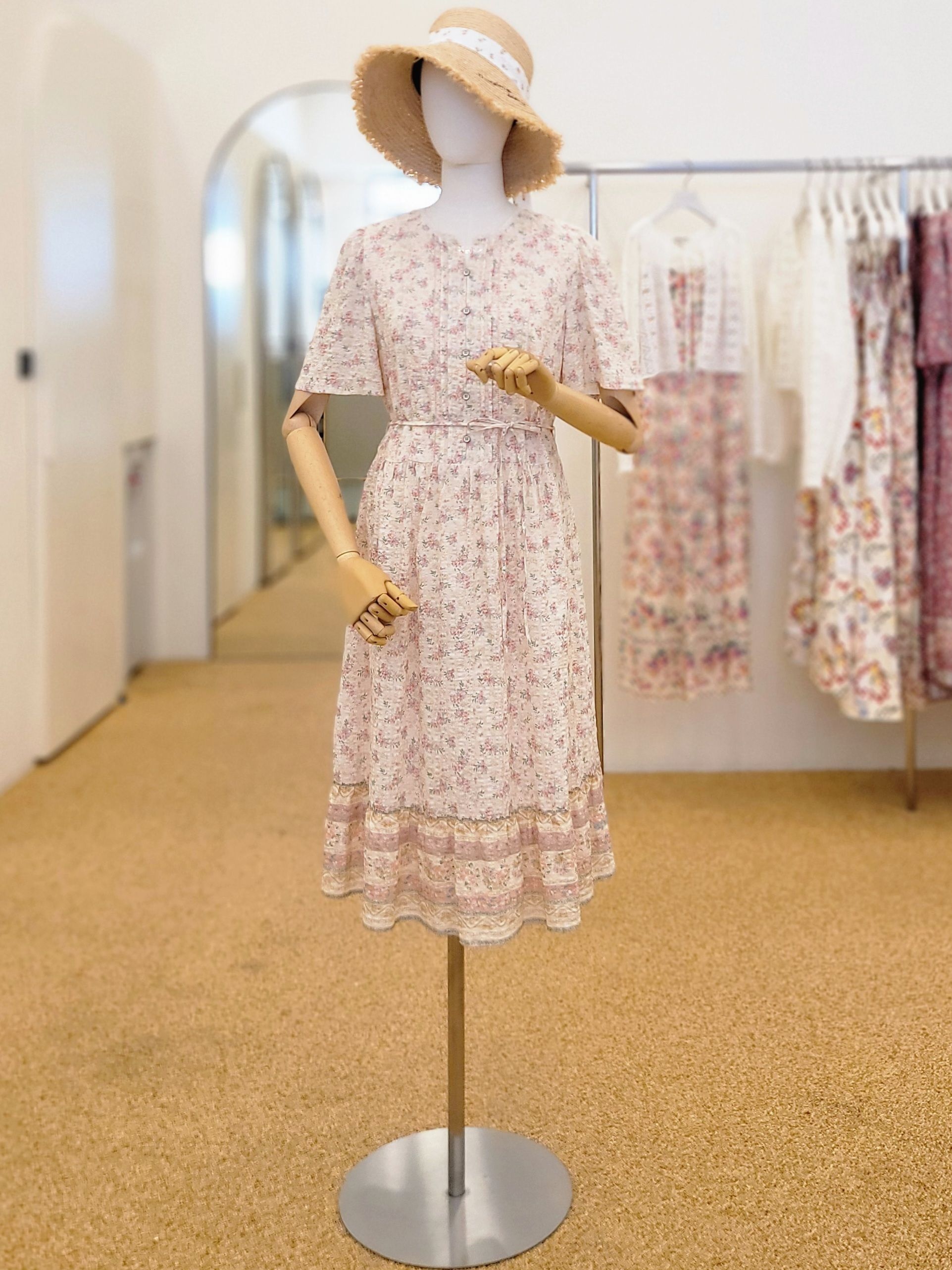 멀티 플라워 미니 원피스 T254AOP293W