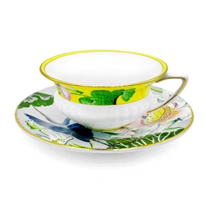 웨지우드 윈더러스트 워터 릴리 티컵앤소서