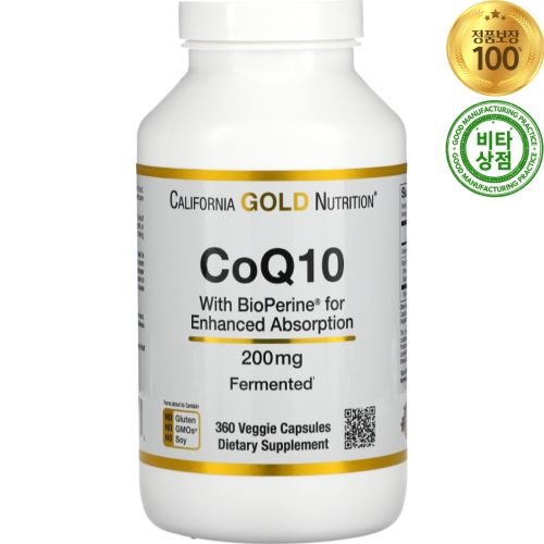 캘리포니아골드뉴트리션 CoQ10 200mg 360캡슐