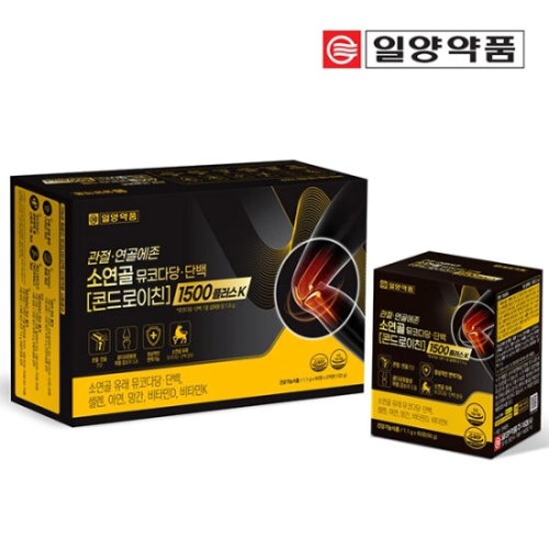 일양약품 소연골 뮤코다당 단백 콘드로이친 1500 플러스k 60정 (6개)_이미지