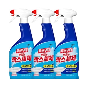 피죤 무균무때 뿌리는 락스세제 욕실청소용 900ml (3개)