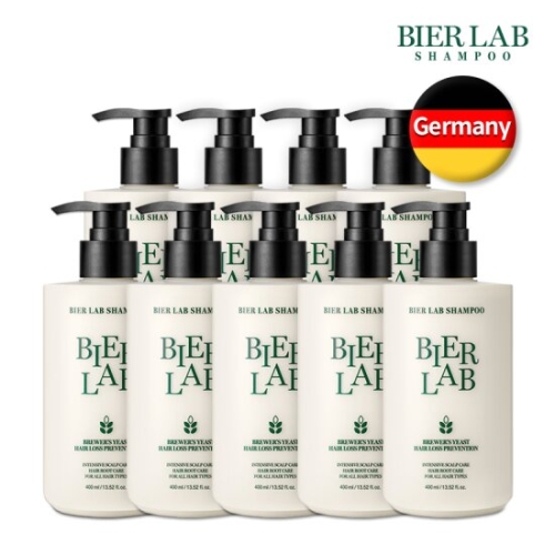 비어랩 독일 맥주효모 탈모샴푸 400ml (9개)_이미지