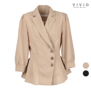 비비드 시크릿가너 VIVID SG 여성 3버튼 퍼프랩 자켓_이미지