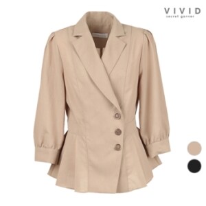 비비드 <b>시크릿</b>가너 VIVID SG 여성 3버튼 퍼프<b>랩</b> 자켓