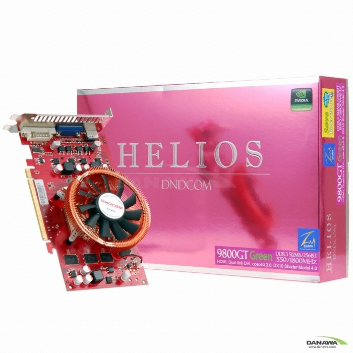 디앤디컴 지포스 9800GT HELIOS GREEN 512MB VF902_이미지