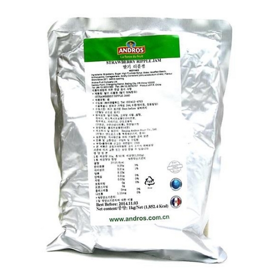 앤드로스 딸기 리플잼 1kg (6개)
