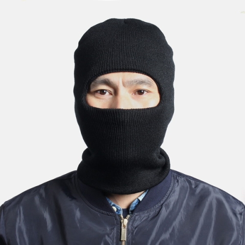 니트 복면 바라클라바 블랙  겨울 방한 안면마스크
