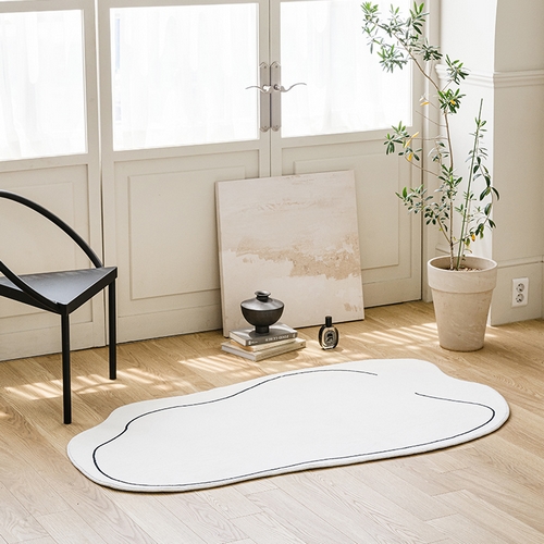 한빛카페트 비정형 워셔블 구름 러그 (200x270cm)_이미지