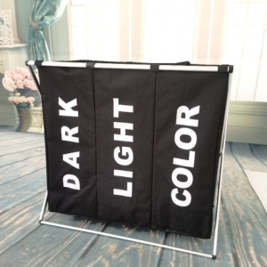 리빙공감 런드리 접이식 3단 빨래바구니 세탁