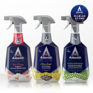 아스토니쉬 만능클리너 제로 750ml + 멀티 키친 클리너 750ml + 얼룩제거제 클리너 750ml_이미지