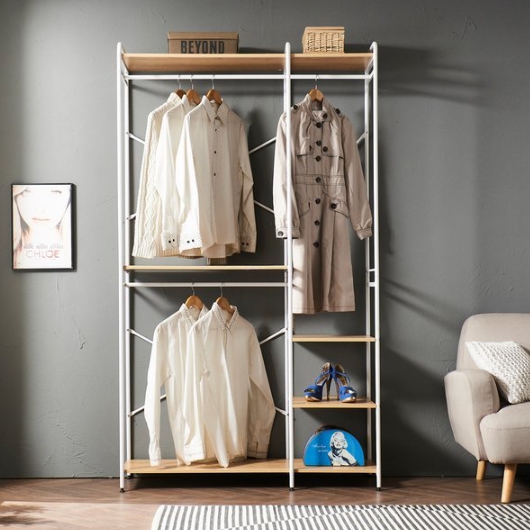 철제 드레스룸 시스템 옷장 선반 행거 900