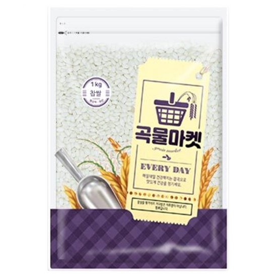 홍천철원물류센터 곡물마켓 찹쌀 1kg (4개)_이미지