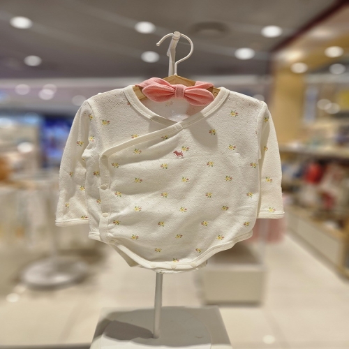 블루독베이비 hu 25.FW CR 플라워세트바디수트 45A70-040-06 신생아수트 여아슈트 출산선물 바디슈트