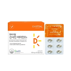 엔바이탈 선샤인 비타민D3 60캡슐 (1개)