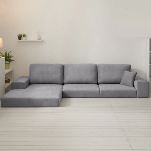 홈인홈 쏘웰 카우치 아쿠아텍스 패브릭 좌식소파 4인용 (스툴포함)_이미지