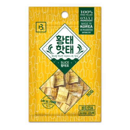 브리더랩 독 황태핫태 황태포 50g (5개)_이미지