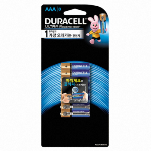 듀라셀 울트라 알카라인 AAA (8개)_이미지