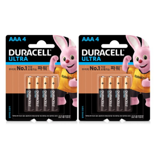 듀라셀 울트라 알카라인 AAA (8개)