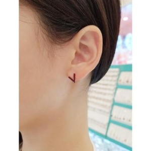 볼라레 세이브존01 아내생일선물 14k 브이 큐빅 귀걸이 GE525 S16167810_이미지