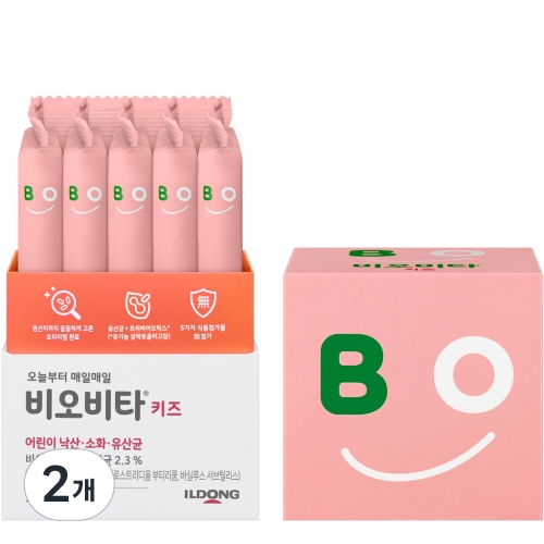 일동제약 비오비타 키즈 2g 60포 (2개)_이미지