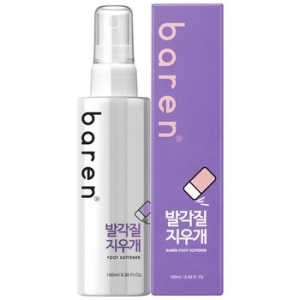 아이엔비코스메틱 바렌 발각질 필링 지우개 발 뒤꿈치 뒷꿈치 발바닥 굳은살 제거제 연화제 100ml