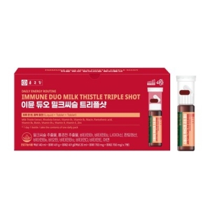 종근당건강 이뮨 듀오 밀크씨슬 트리플샷 7병 (1개)_이미지