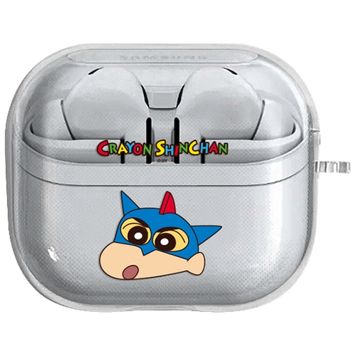 갤럭시 버즈3 짱구는 못말려 페이스 투명 케이스