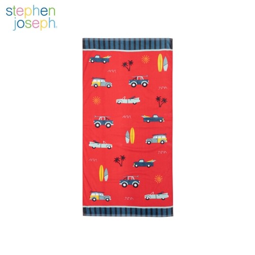 프린티드 비치타월 우디트럭