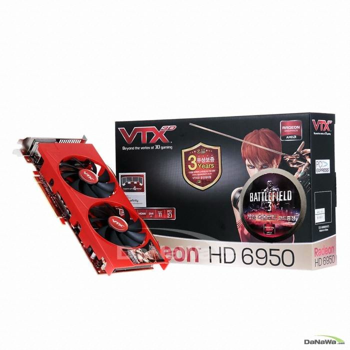 VTX3D 라데온 HD 6950 D5 2GB 배틀필드3 에디션_이미지