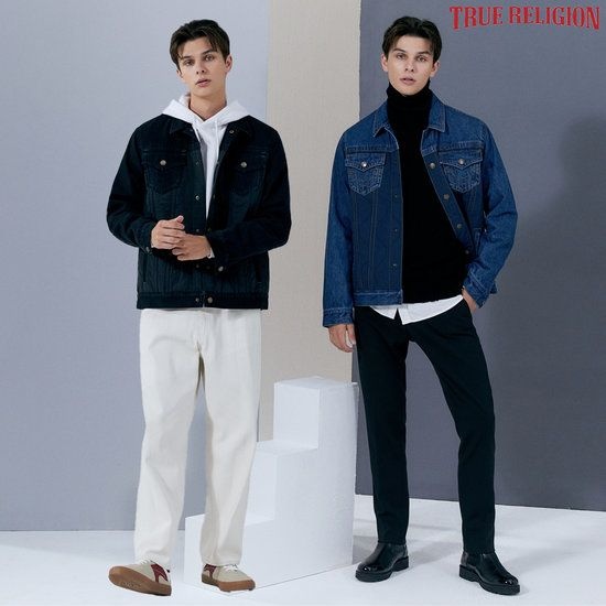 트루릴리젼 남성 스탠다드 데님 자켓 3134913