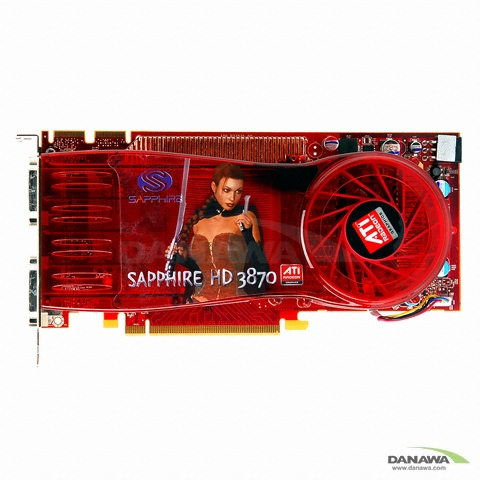 SAPPHIRE �󵥿� HD 3870 DDR4 512MB �̿���