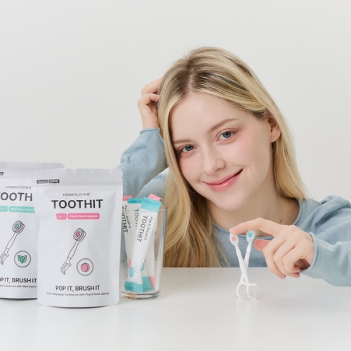 홈즈리빙 투스잇 일회용 칫솔 10개입