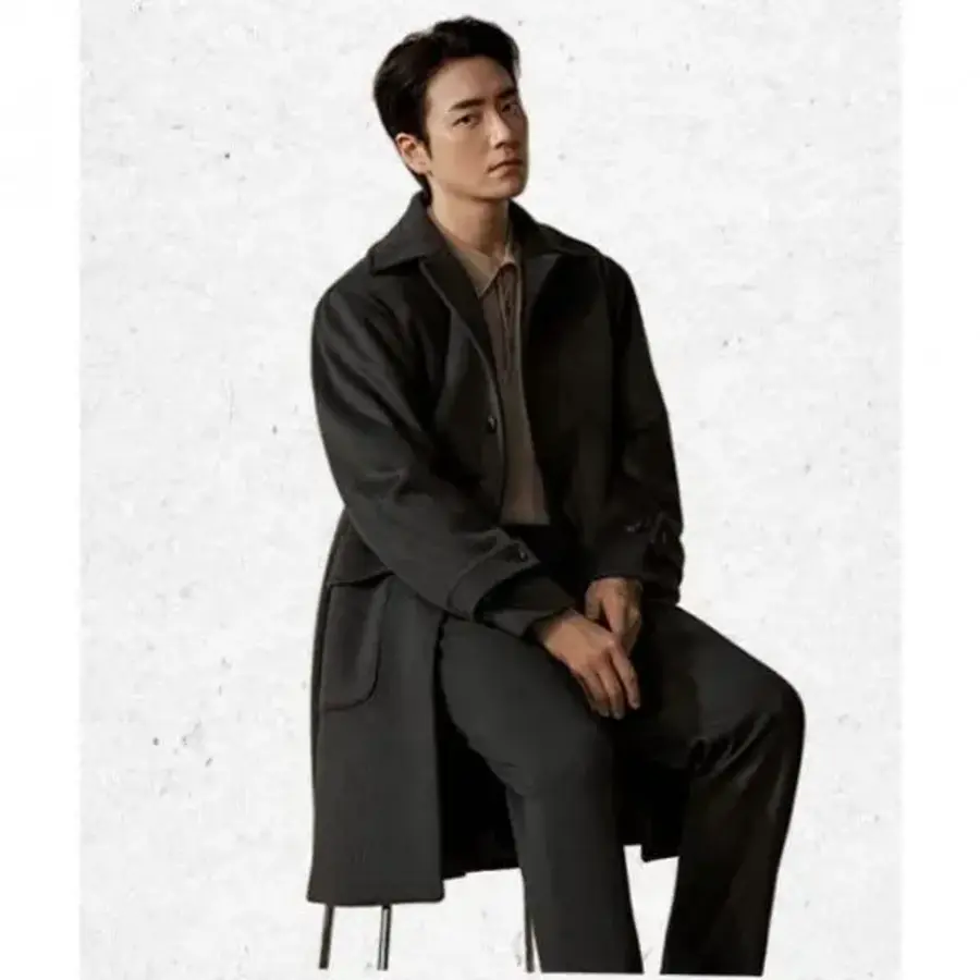 DANIEL CREMIEUX 캐시미어 울 블렌드 발마칸 코트 차콜 20724523331 1383287 115