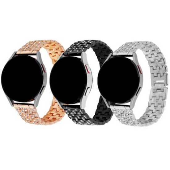 니바다 퀵릴리즈 갤럭시워치 큐빅 메탈밴드