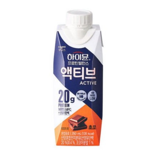 일동후디스 하이뮨 프로틴 밸런스 액티브 딥초코 250ml (72개)_이미지