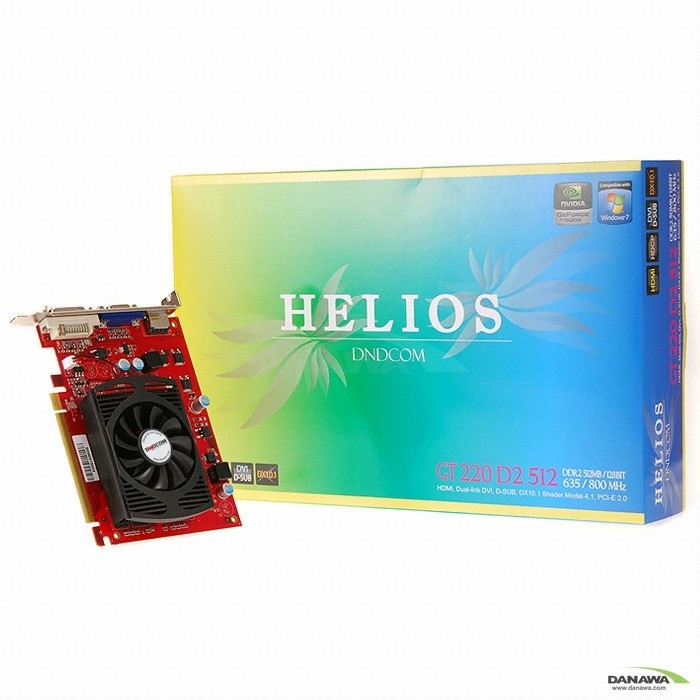 디앤디컴 지포스 GT220 HELIOS D2 512MB_이미지