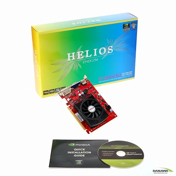 디앤디컴 지포스 GT220 HELIOS D2 512MB_이미지
