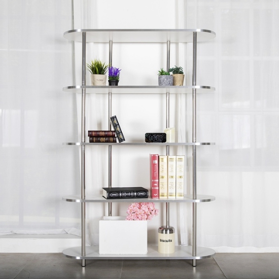 아크 미드센추리 모던 5단 선반장 1000