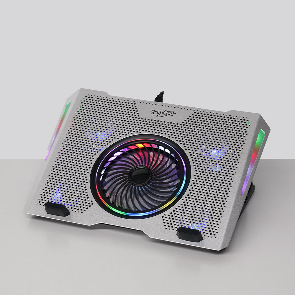지클릭커 콜드마스터 NC25 RGB 노트북 쿨링패드_이미지
