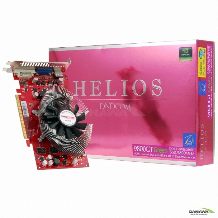 디앤디컴 지포스 9800GT HELIOS GREEN 512MB VF704_이미지