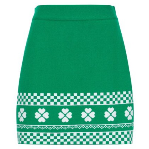 마틴골프 클로버 패턴 니트 큐롯 QW0DCU40422