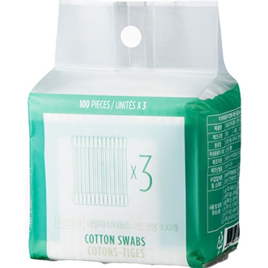 더페이스샵 데일리 뷰티 툴즈 코튼 면봉 300개 (1개)_이미지