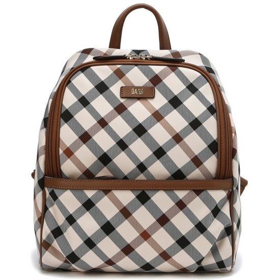 HARRIS 하우스체크 자카드 백팩 DCBA4E635I2