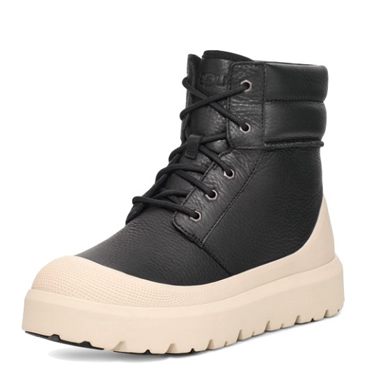 UGG 로고 엠보싱 레더 부츠 1654302015_이미지