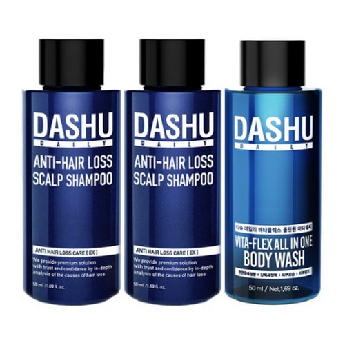 다슈 탈모 샴푸 50ml 2개+올인원 바디워시 50ml 세트이미지입니다. 누르면 해당 게시물로 새창이동합니다.