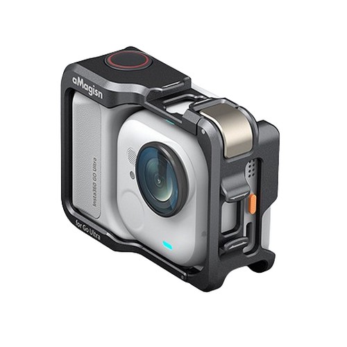 오토케  AC-X123 인스타360 GO Ultra용 메탈 케이스 + 전면 실리콘 커버 (정품)