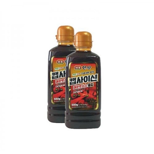 (주)청우식품 첫맛 캡사이신 매운맛소스 550g (8개)