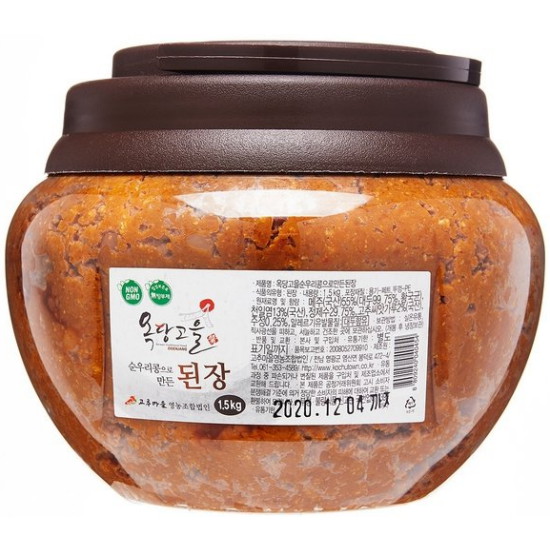 고추마을 옥당고을 순우리콩으로만든 된장 1.5kg (1개)_이미지
